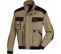 teXXor Veste à bretelles en toile Antigua Kaki/Noir XL