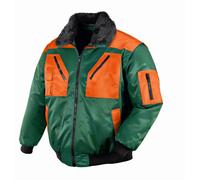 teXXor Veste de pilote Oslo vert/orange M