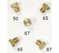 Tezla Kit de conversion GPL - Lot de 5 buses - 1 x 50, 2 x 65, 2 x 87 filetage M6 x 0,75