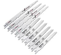 TF Lot de 10 lames de scie sabre universelles en acier à haute teneur en carbone 240 mm 150 mm