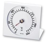 TFA Dostmann Thermomètre de four analogique 14.1004.60 métal résistant à la chaleur argenté