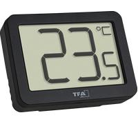 TFA Dostmann Thermomètre numérique intérieur 30.1065.01 petit noir