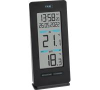 TFA Dostmann Buddy Thermomètre numérique radiopiloté noir 30.3072.01