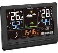 TFA Dostmann Station météo radiopilotée SEASON 2 35.1118.01 – Prévisions 12–24h, 3 capteurs noir