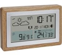 TFA Dostmann Station météo radiopilotée OAK 35.1167.54 – Prévisions 12h, capteur ext. sans fil, brun