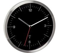 TFA 60.3544.01 Horloge murale radiocommandée 245 mm x 41 Acier inoxydable Mouvement slow (60.3544.01)
