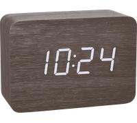 TFA 60254901 - Réveil radio design en optique bois