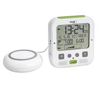 TFA® digitaler Funkwecker 60.2538.02 weiß