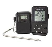 TFA Dostmann Thermomètre de barbecue numérique 14.1504 – capteur filaire, alarme, minuteur