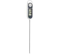 TFA Dostmann Thermomètre à sonde à piquer 30.1048 -50 à +300 °C - Conforme HACCP Gris/Blanc