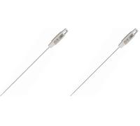 TFA Dostmann 30.1058.02 Thermomètre à sonde à piquer Plage de mesure -40 à +250 °C conforme HACCP, Blanc. (Lot de 2)