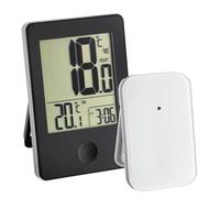 TFA Dostmann 30.3051 Pop, Thermomètre numérique sans fil (noir)