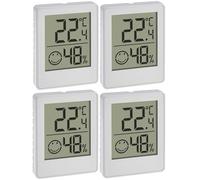TFA Dostmann 30.5039.02 Mini thermomètre-hygromètre numérique avec zones de confort Smiley Blanc (4)