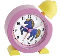 TFA Dostmann 60.1011.12 à quartz Réveil pour enfants 133 mm x 133 mm x 52 mm rose, jaune