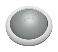 TFA-Dostmann 60.2008.54 réveille-matin Réveil à quartz Argent, Blanc