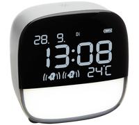 TFA Dostmann 60.2034.02 à quartz Réveil blanc Heures de réveil 2