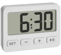 TFA Dostmann 60.2036.02 à quartz Réveil blanc Heures de réveil 1 1 minuterie