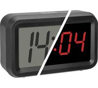 TFA Dostmann 60.2038.01 à quartz Réveil noir Heures de réveil 1 grand écran