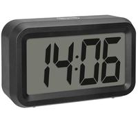TFA Dostmann 60.2038.01 à quartz Réveil noir Heures de réveil 1 grand écran