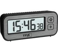 TFA Dostmann 60.2039.10 à quartz Réveil gris Heures de réveil 1