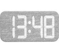 TFA Dostmann 60.2042.02 à quartz Réveil blanc, gris Heures de réveil 3 grand écran
