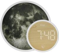 TFA 60.2050.02 SOLUNA MINI Réveil lumineux avec éclairage d'ambiance, horloge à quartz, fonction de recharge, port USB, minuterie de mise en veille, veilleuse : sans piles