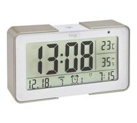 TFA Dostmann 60.2540.53 radiopiloté(e) Réveil or, blanc Heures de réveil 3 RADIO REVEIL