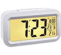 TFA Dostmann 60.2553.02 radiopiloté(e) Réveil argent, blanc Heures de réveil 1