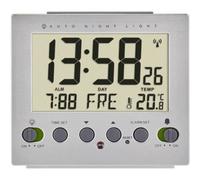 Tfa Dostmann 60.2561.55 Radiopiloté(e) Réveil Argent Heures De Réveil 1 W428322