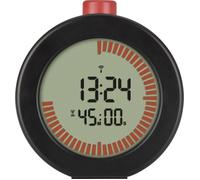 TFA Dostmann 60.2569.01 radiopiloté(e) Réveil noir, rouge Heures de réveil 1 1 minuterie, grand écran