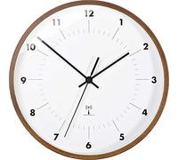 TFA Dostmann 98.1097 Horloge murale radio-pilotée Placage en bois