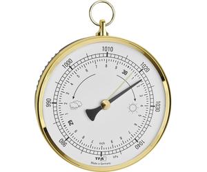 TFA Dostmann Analoges Barometer mit Messingring Baromètre laiton 29.4025.32