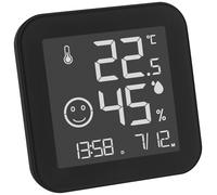 TFA Dostmann BLACK & WHITE Thermo-hygromètre noir 30.5054.01