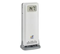 TFA Dostmann Capteur thermomètre-hygromètre professionnel ID-A6, 30.3906.02, pour température et humidité, pour les stations TFA.me, contrôle du climat, extérieur/intérieur, blanc