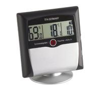 TFA Dostmann Comfort Control thermo-hygromètre numérique, 30.5011, avec alarme de moisissure, contrôle du climat intérieur, surveillance de l'humidité de l'air, petit et maniable, argente/noir