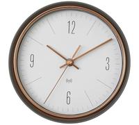 Horloge murale TFA Dostmann 60.3547.10 radiopiloté(e) 22.3 cm x 70 mm gris, cuivre