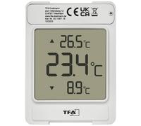 TFA Dostmann Digitales Fensterthermometer WINDOO Thermomètre de fenêtre gris 30.1067.15