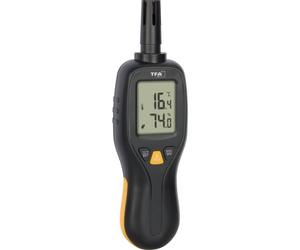 TFA Dostmann Digitales Profi-Thermo-Hygrometer Thermo-hygromètre noir, jaune 31.1066.01