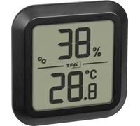 TFA Dostmann Digitales Thermo-Hygrometer zum Einbau Thermo-hygromètre noir 30.5061.01