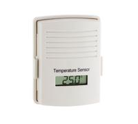 TFA Dostmann Emetteur de température, 30.3157, émetteur supplémentaire pour station météo sans fil Axis (35.1079), avec écran, blanc