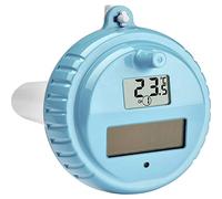 TFA Dostmann Émetteur solaire de piscine de rechange, 30.3216.20, numérique, pour stations radio TFA 30.3054 | 30.3056, avec affichage de la température, Pièce détachée, turquoise