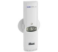 TFA Dostmann Émetteur thermo-hygro 30.3180.IT avec écran, mesure température et humidité, blanc