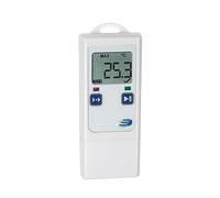 TFA Dostmann Enregistreur de données numérique LOG40, 31.1065.02, température/capteur externe, MAX/MIN/AVG, alarme, mémoire pour 40 000 enregistrements, interface USB, sortie PDF, blanc