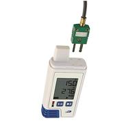 TFA Dostmann Enregistreur de données pour température et humidité LOG210 TC, 31.1061.02, mémoire pour 60 000 ensembles de données, interface USB, sortie PDF, certificat ISO, blanc