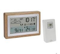 TFA Dostmann Station météo radiopilotée OAK 35.1167.54 – Prévisions 12h, capteur ext. sans fil, brun