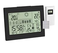 TFA Dostmann Horizon 35.1155.01 Station météo sans fil avec capteur extérieur, prévisions météorologiques, horloge radio-pilotée, avec piles