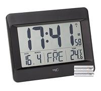 TFA Dostmann Horloge Murale numérique 60.4519.01 (Noire avec Piles)