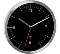 TFA 60.3544.01 Horloge murale radiocommandée 245 mm x 41 Acier inoxydable Mouvement slow (60.3544.01)