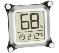 TFA Dostmann Humidore Thermo-hygromètre argent 30.5056.54