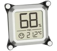 TFA Dostmann Humidore Thermo-hygromètre argent 30.5056.54